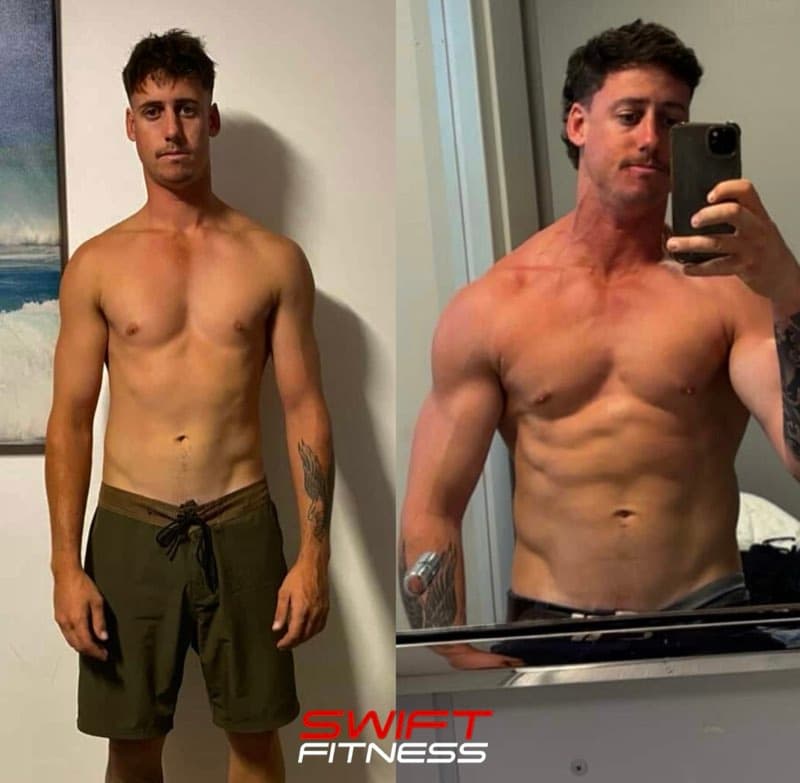 Swift Fitness client transformation 1